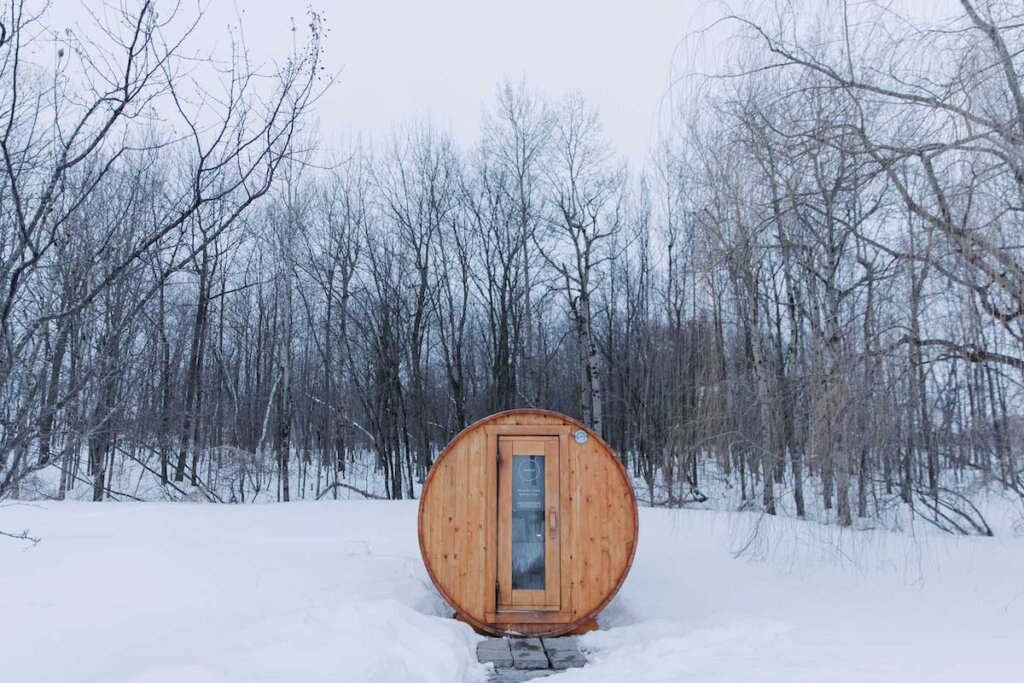 Strom Nordic Spa Mont-Saint-Hilaire Cedar Sauna